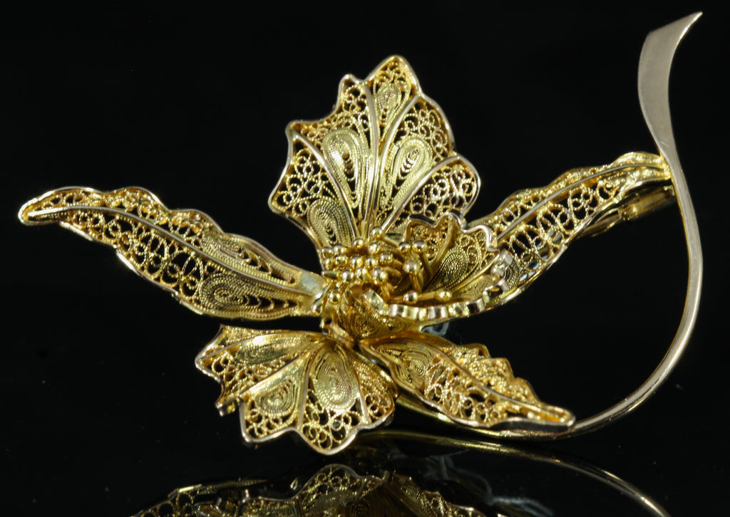 Broche fleur