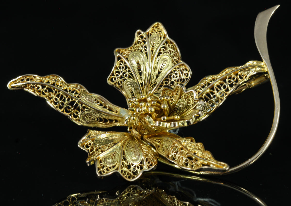 Broche fleur