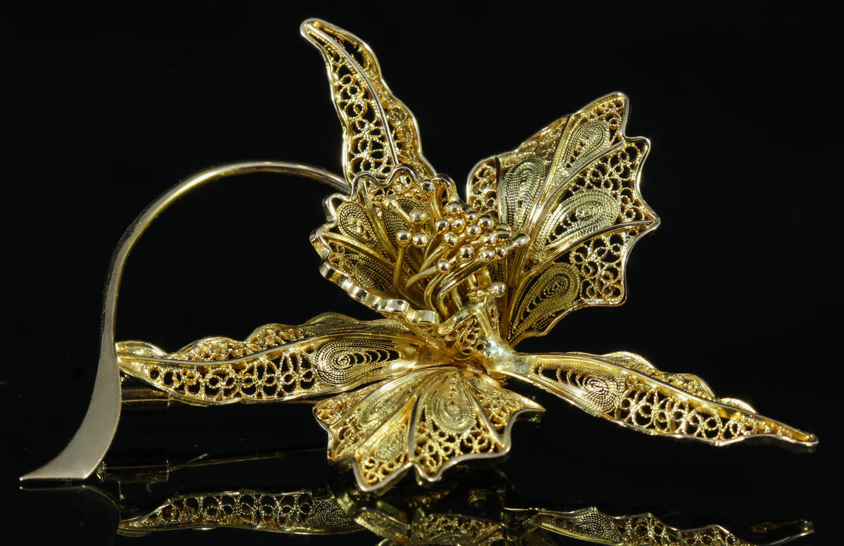 Broche fleur