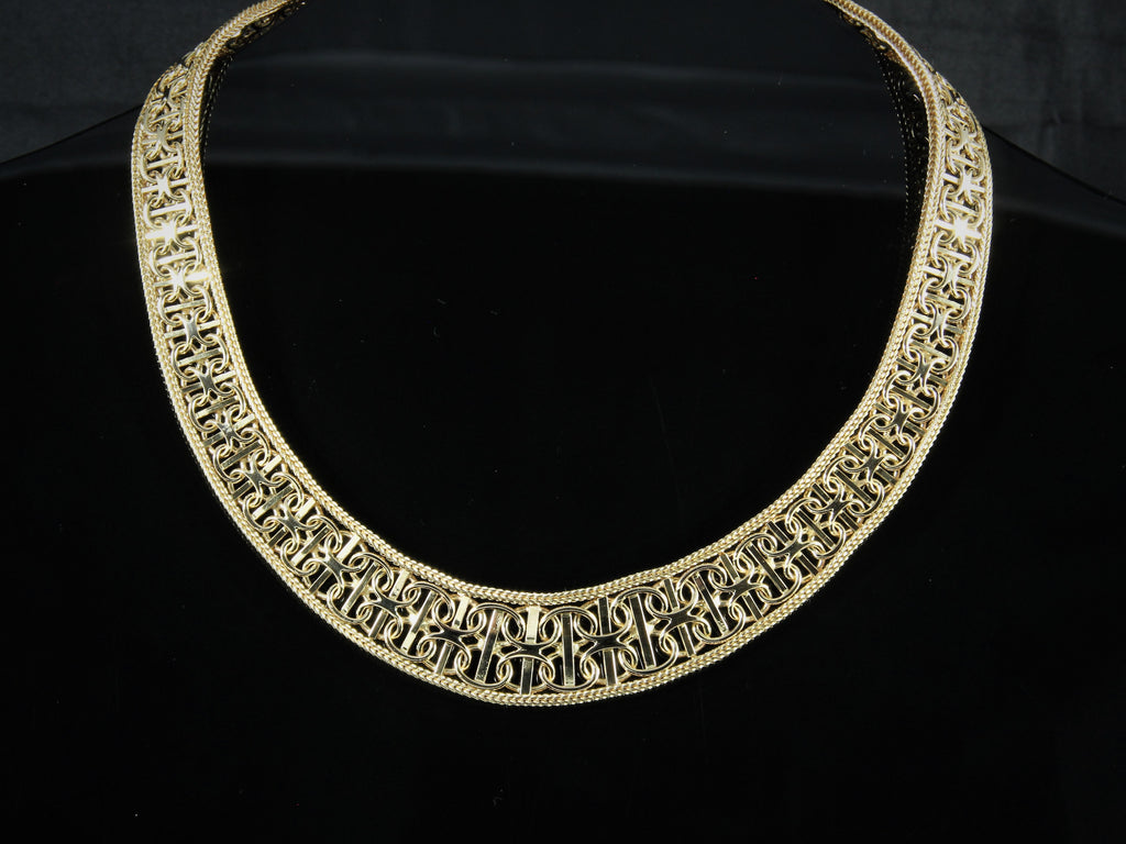 Collier or rose