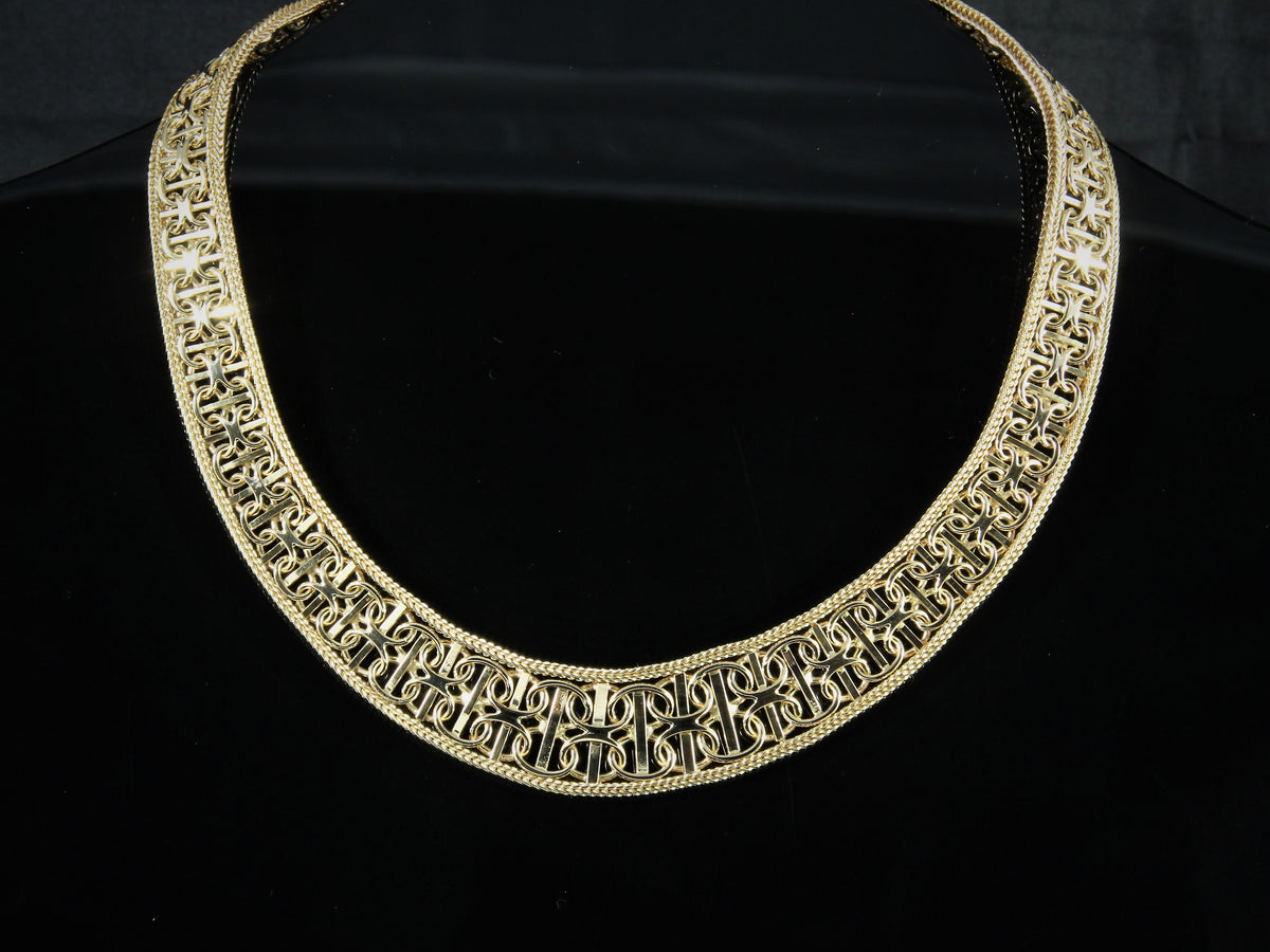Collier or rose