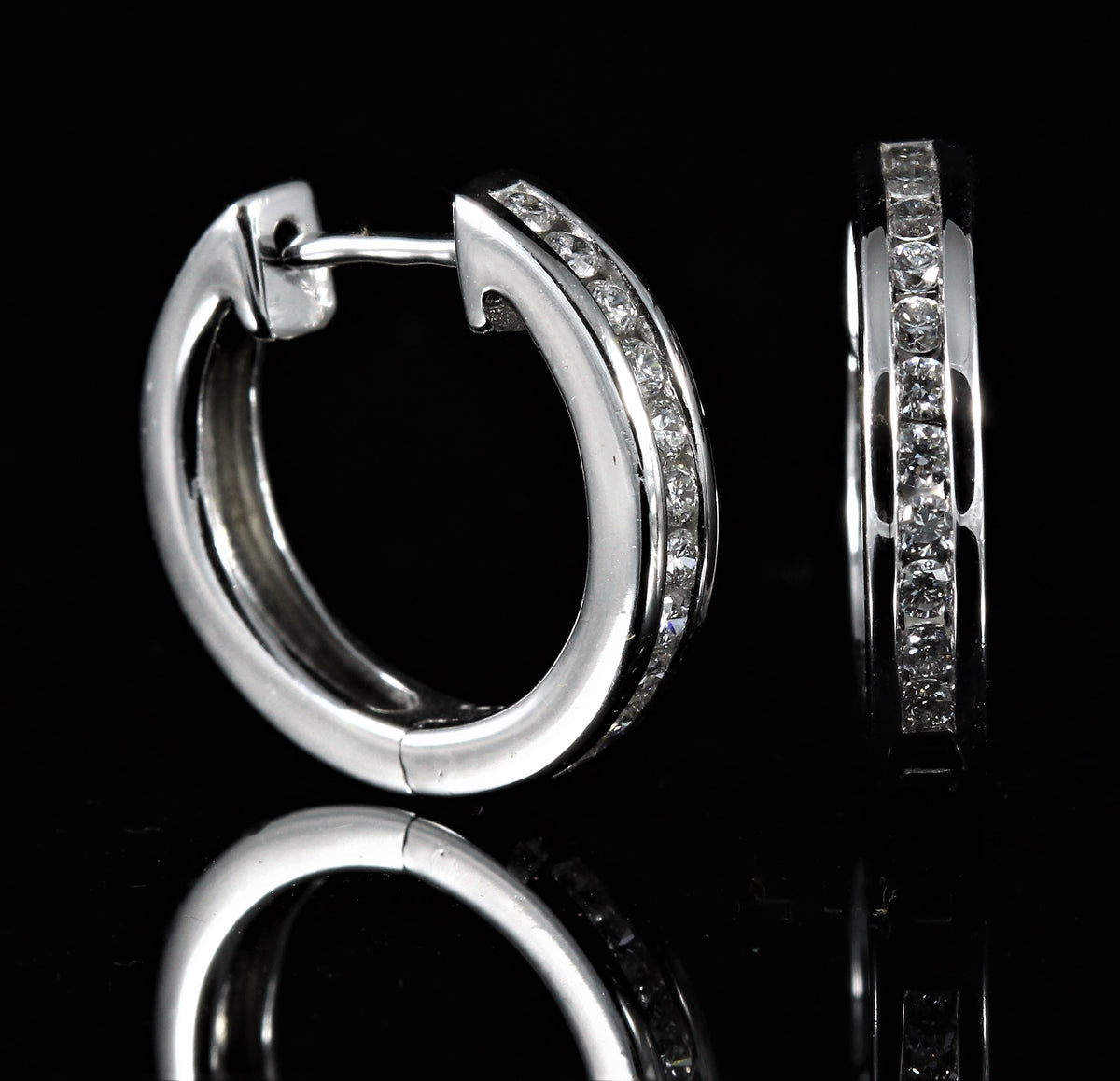 Créoles diamants
