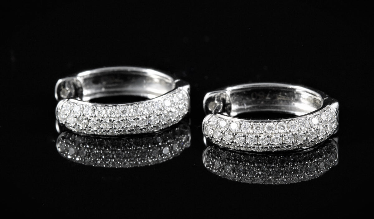 Créoles diamants