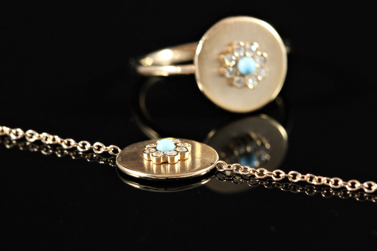 Parure turquoise