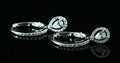 Pendants d'oreilles diamants