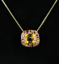 Pendentif composition couleur