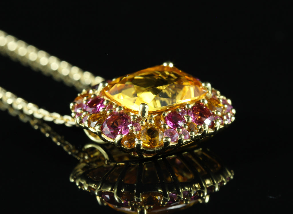 Pendentif composition couleur