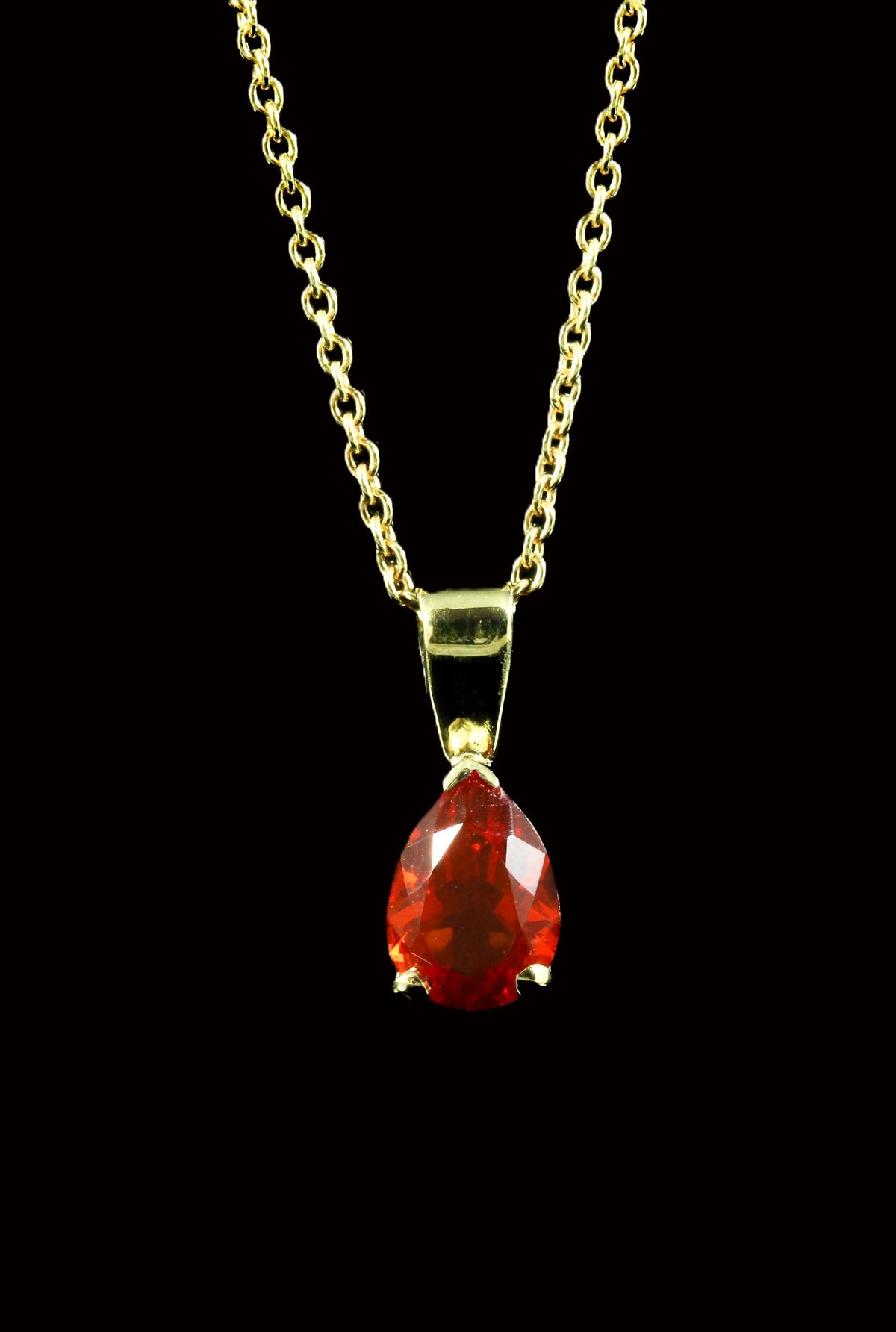 Pendentif opale de feu