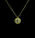 Pendentif or jaune et diamants