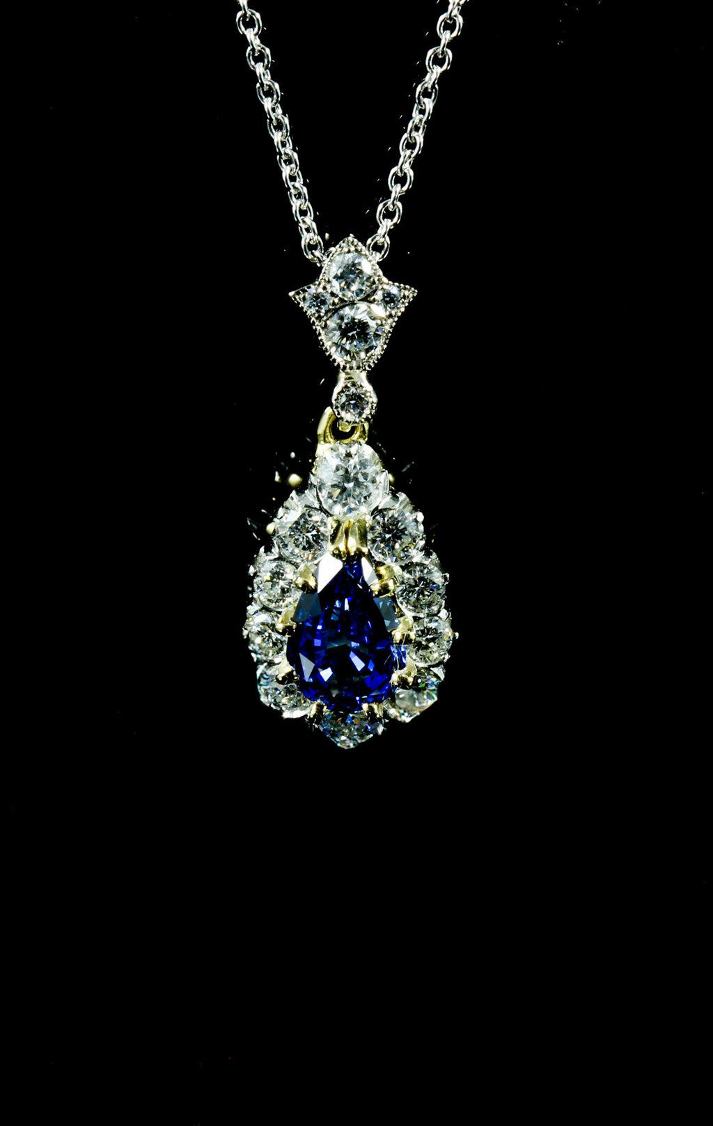 Pendentif Saphir