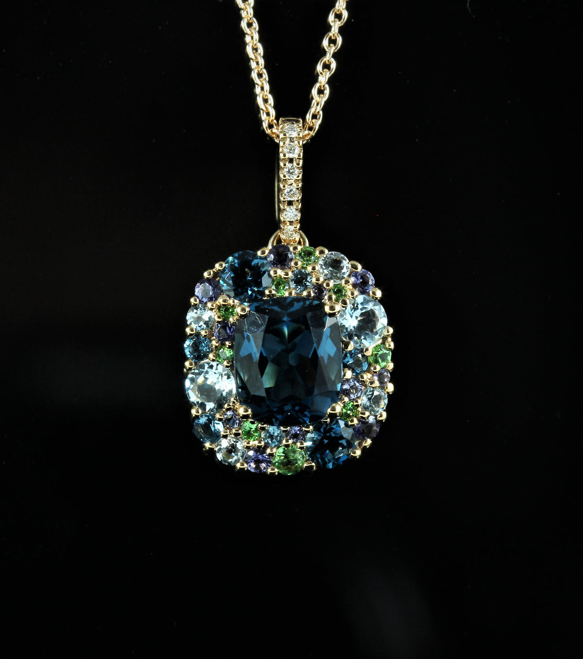Pendentif topazes