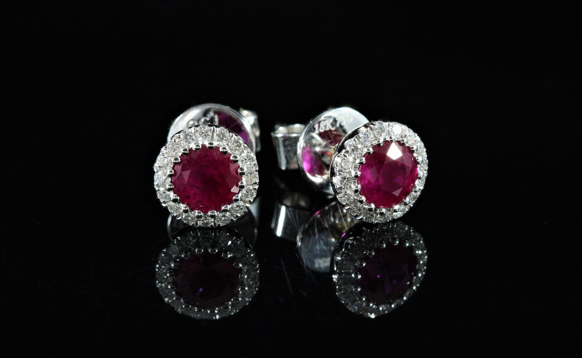 Puces Rubis et diamants